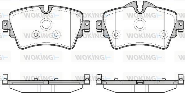 Woking P14993.08 - Komplet Pločica, disk-kočnica www.molydon.hr