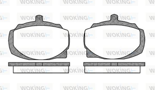 Woking P1493.10 - Komplet Pločica, disk-kočnica www.molydon.hr