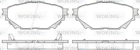 Woking P14443.04 - Komplet Pločica, disk-kočnica www.molydon.hr