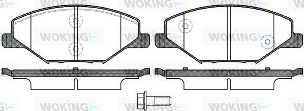 Woking P14533.00 - Komplet Pločica, disk-kočnica www.molydon.hr