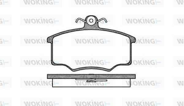 Woking P1463.20 - Komplet Pločica, disk-kočnica www.molydon.hr