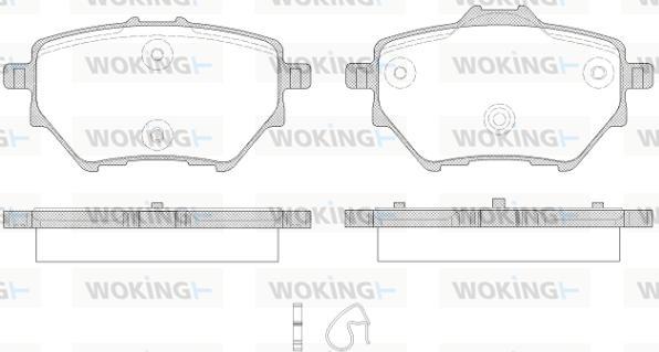 Woking P14623.00 - Komplet Pločica, disk-kočnica www.molydon.hr