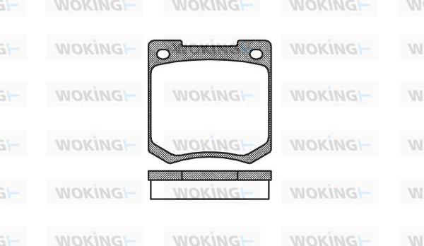 Woking P1403.00 - Komplet Pločica, disk-kočnica www.molydon.hr