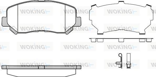 Woking P14133.24 - Komplet Pločica, disk-kočnica www.molydon.hr