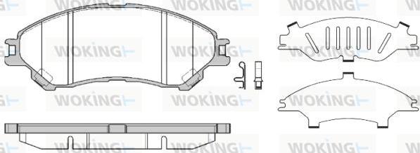 Woking P14893.02 - Komplet Pločica, disk-kočnica www.molydon.hr