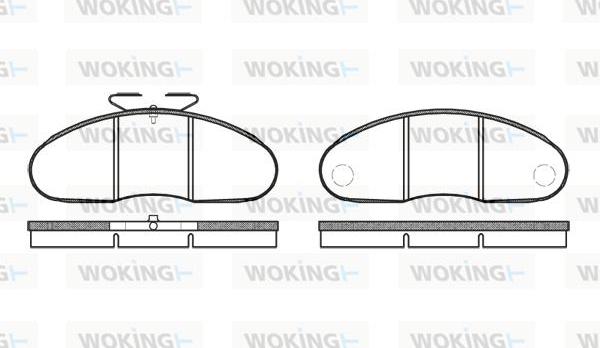 Woking P1483.10 - Komplet Pločica, disk-kočnica www.molydon.hr