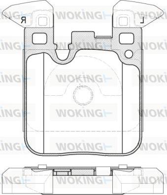 Woking P14393.00 - Komplet Pločica, disk-kočnica www.molydon.hr