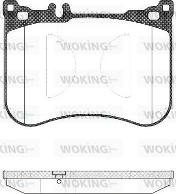 Woking P14343.00 - Komplet Pločica, disk-kočnica www.molydon.hr