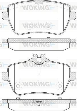 Woking P14353.00 - Komplet Pločica, disk-kočnica www.molydon.hr