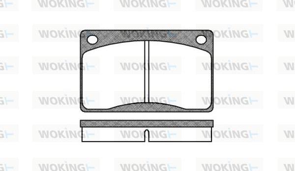 Woking P1423.30 - Komplet Pločica, disk-kočnica www.molydon.hr