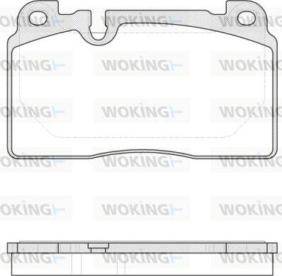 Woking P14273.00 - Komplet Pločica, disk-kočnica www.molydon.hr