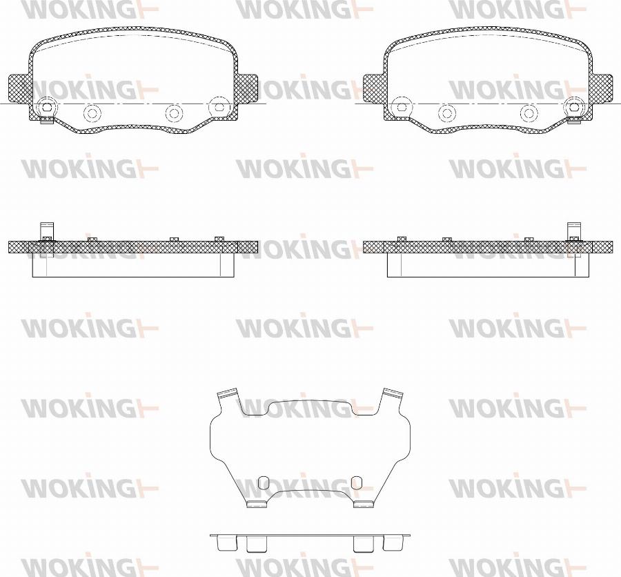 Woking P14783.05 - Komplet Pločica, disk-kočnica www.molydon.hr