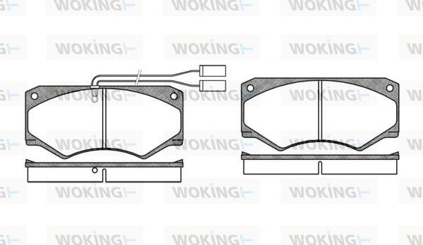 Woking P1473.42 - Komplet Pločica, disk-kočnica www.molydon.hr