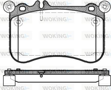 Woking P15653.00 - Komplet Pločica, disk-kočnica www.molydon.hr