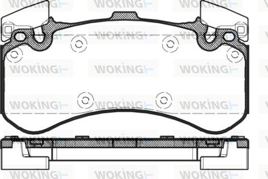 Woking P15633.00 - Komplet Pločica, disk-kočnica www.molydon.hr