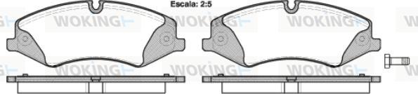 Woking P15093.00 - Komplet Pločica, disk-kočnica www.molydon.hr