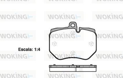 Woking P15003.00 - Komplet Pločica, disk-kočnica www.molydon.hr