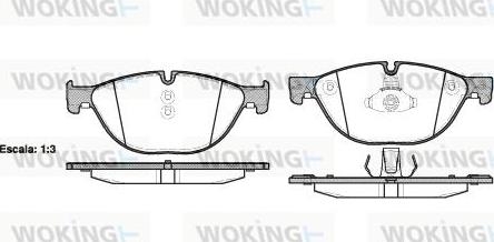 Woking P15143.00 - Komplet Pločica, disk-kočnica www.molydon.hr