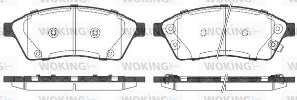 Woking P15113.00 - Komplet Pločica, disk-kočnica www.molydon.hr