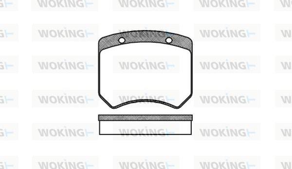 Woking P1513.00 - Komplet Pločica, disk-kočnica www.molydon.hr