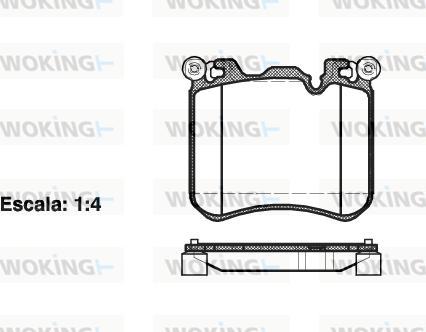 Woking P15133.00 - Komplet Pločica, disk-kočnica www.molydon.hr