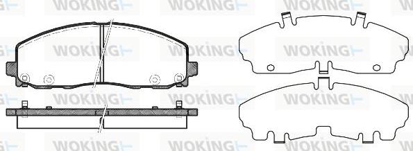 Woking P15843.04 - Komplet Pločica, disk-kočnica www.molydon.hr