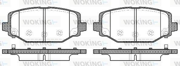 Woking P15833.04 - Komplet Pločica, disk-kočnica www.molydon.hr