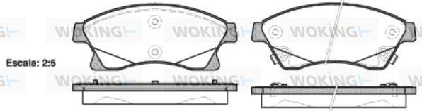 Woking P15313.12 - Komplet Pločica, disk-kočnica www.molydon.hr