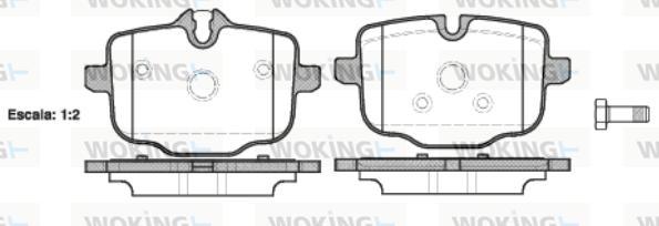 Woking P15333.00 - Komplet Pločica, disk-kočnica www.molydon.hr