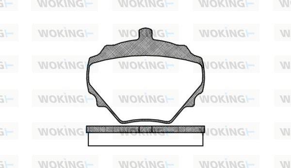 Woking P1523.10 - Komplet Pločica, disk-kočnica www.molydon.hr