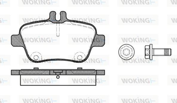 Woking P15773.00 - Komplet Pločica, disk-kočnica www.molydon.hr