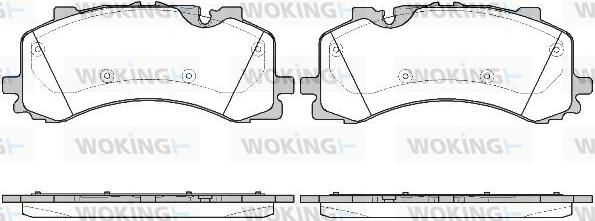 Woking P16443.00 - Komplet Pločica, disk-kočnica www.molydon.hr