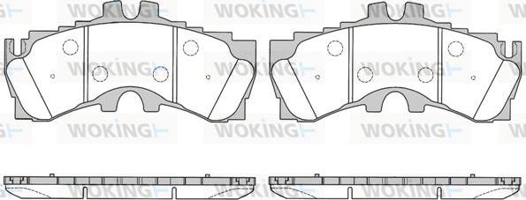 Woking P16893.00 - Komplet Pločica, disk-kočnica www.molydon.hr