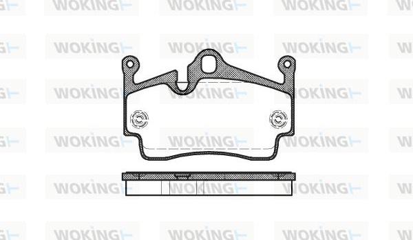 Woking P10913.00 - Komplet Pločica, disk-kočnica www.molydon.hr