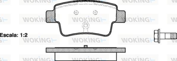 Woking P10983.00 - Komplet Pločica, disk-kočnica www.molydon.hr