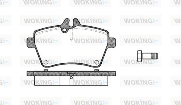 Woking P10443.00 - Komplet Pločica, disk-kočnica www.molydon.hr