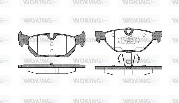 Woking P10453.00 - Komplet Pločica, disk-kočnica www.molydon.hr