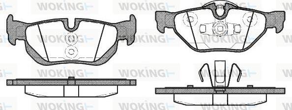 Woking P10453.10 - Komplet Pločica, disk-kočnica www.molydon.hr