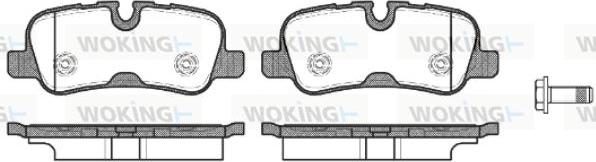 Woking P10593.10 - Komplet Pločica, disk-kočnica www.molydon.hr