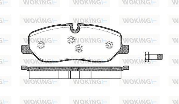 Woking P10583.00 - Komplet Pločica, disk-kočnica www.molydon.hr