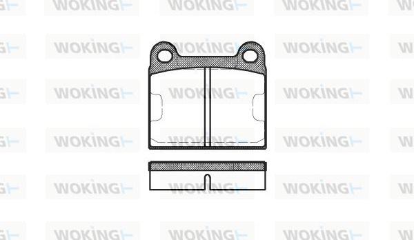 Woking P1063.60 - Komplet Pločica, disk-kočnica www.molydon.hr