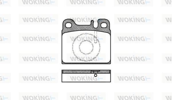 Woking P1063.88 - Komplet Pločica, disk-kočnica www.molydon.hr