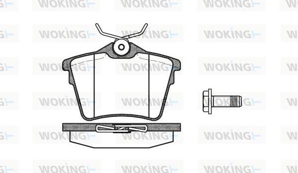 Woking P10033.00 - Komplet Pločica, disk-kočnica www.molydon.hr