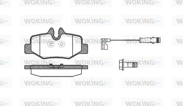 Woking P10103.02 - Komplet Pločica, disk-kočnica www.molydon.hr