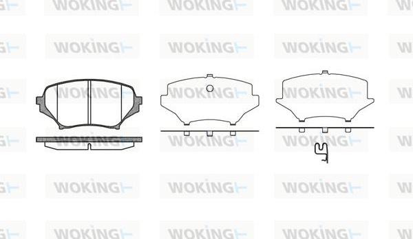 Woking P10893.01 - Komplet Pločica, disk-kočnica www.molydon.hr