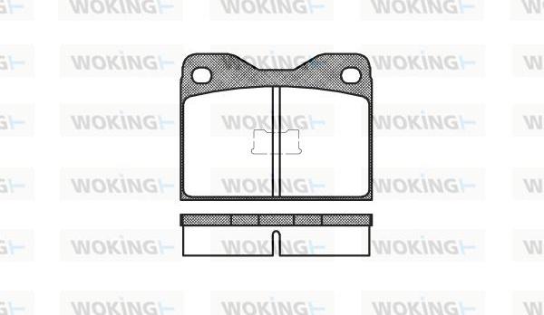 Woking P1083.10 - Komplet Pločica, disk-kočnica www.molydon.hr