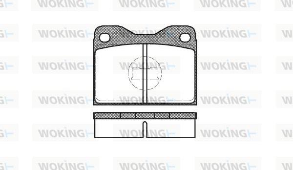 Woking P1083.30 - Komplet Pločica, disk-kočnica www.molydon.hr