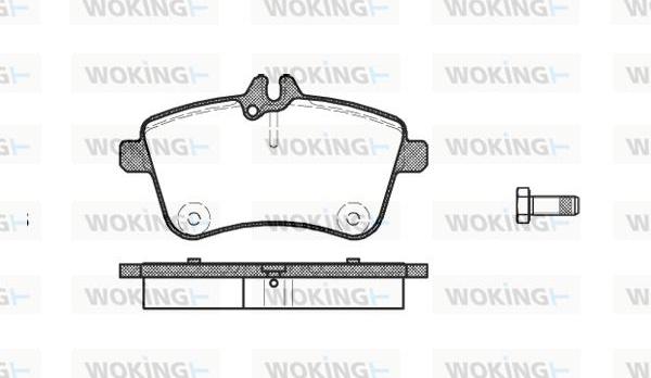 Woking P10303.00 - Komplet Pločica, disk-kočnica www.molydon.hr