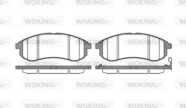 Woking P10293.01 - Komplet Pločica, disk-kočnica www.molydon.hr