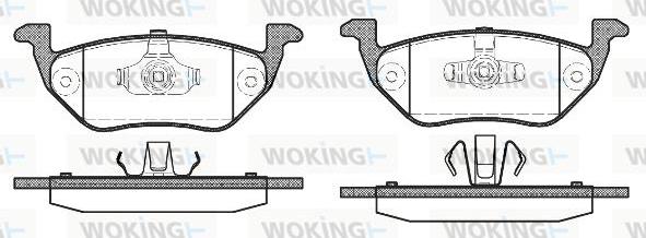 Woking P10253.00 - Komplet Pločica, disk-kočnica www.molydon.hr